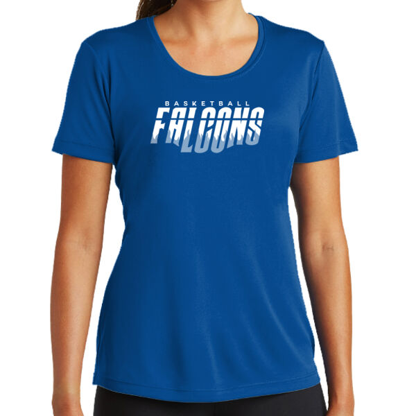 Ladies 100% Polyester Wicking T-shirt Thumbnail
