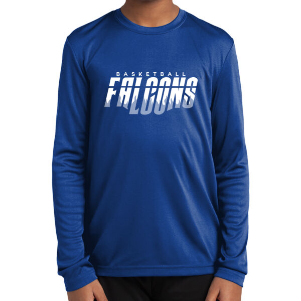 Youth 100% Polyester Wicking Longsleeve T-shirt Thumbnail